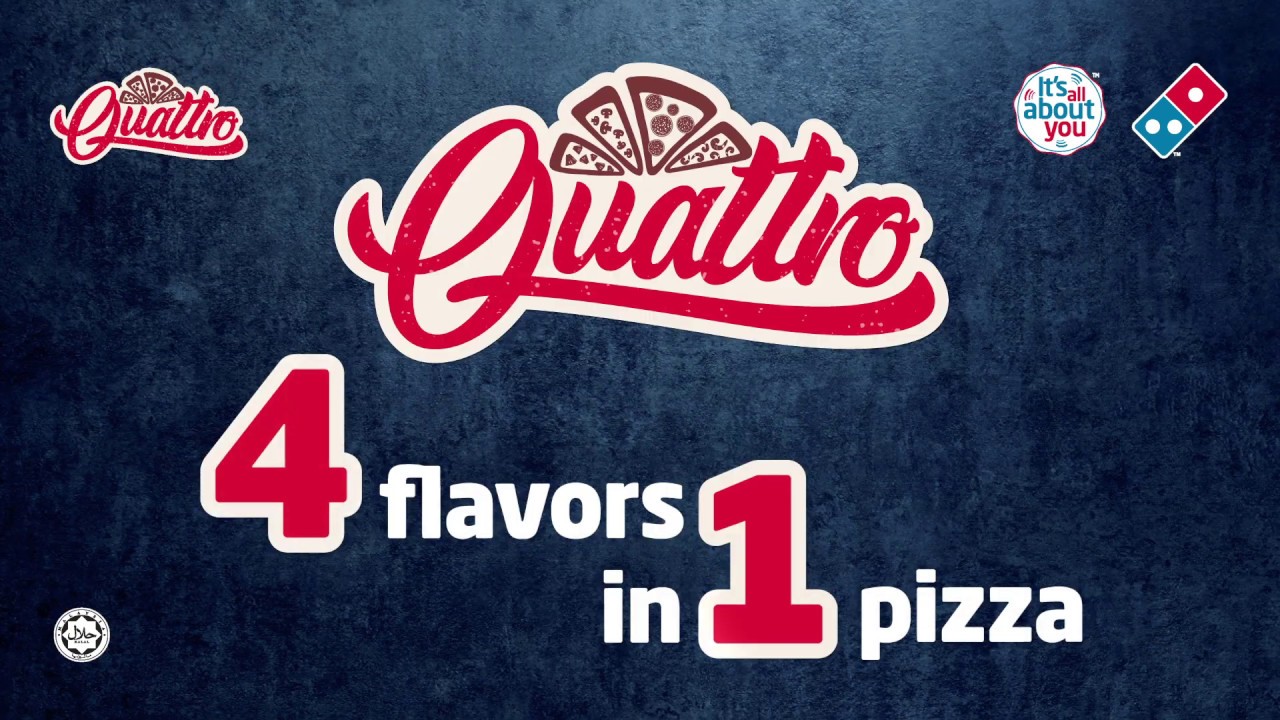 All-New Domino's Quattro Pizza!