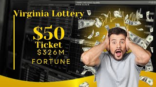 New $50 Virginia Lottery Ticket - $326,000,000 Fortune - Wild Wednesday 1246