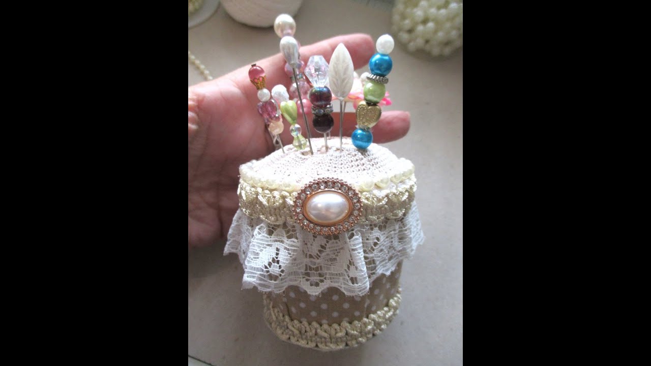 Beaded Light Switch & Scrap Pin Cushion Tutorial - jennings644 ...