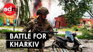 Moment Ukrainian Troops Come Under Artillery Fire as Kharkiv Attack Begins
