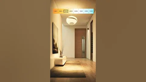 Light Colour Temperature Explanation ll2000k-9000kll #lighting #homedecor #shorts #viral