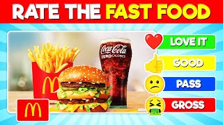 Fast Food Tier List | Rate the Junk Food 🍟 🍕 🍔 🍩
