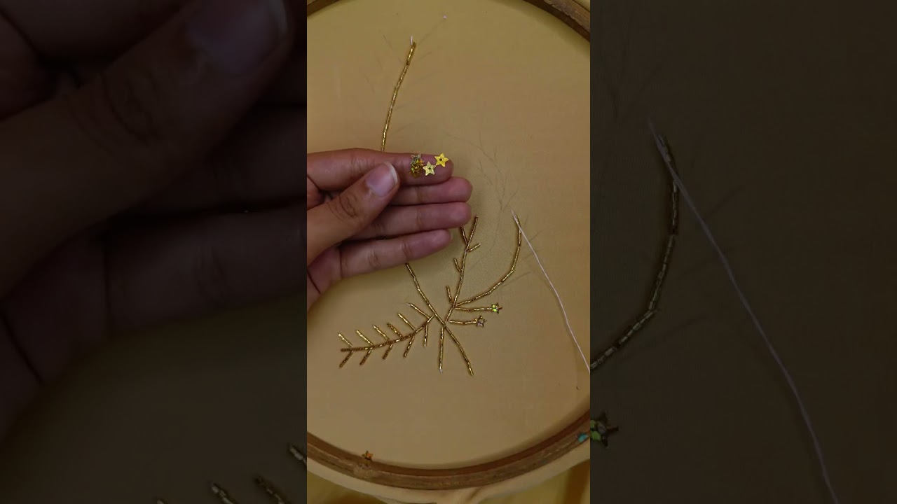 💛✨Dure Fishan inspired trending outfit pattern✨💛Muse luxe outfit pattern🌷💫/Handwork embroidery🌸