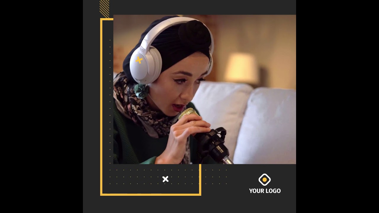 New Podcast Episode - Square Template - CreateStudio