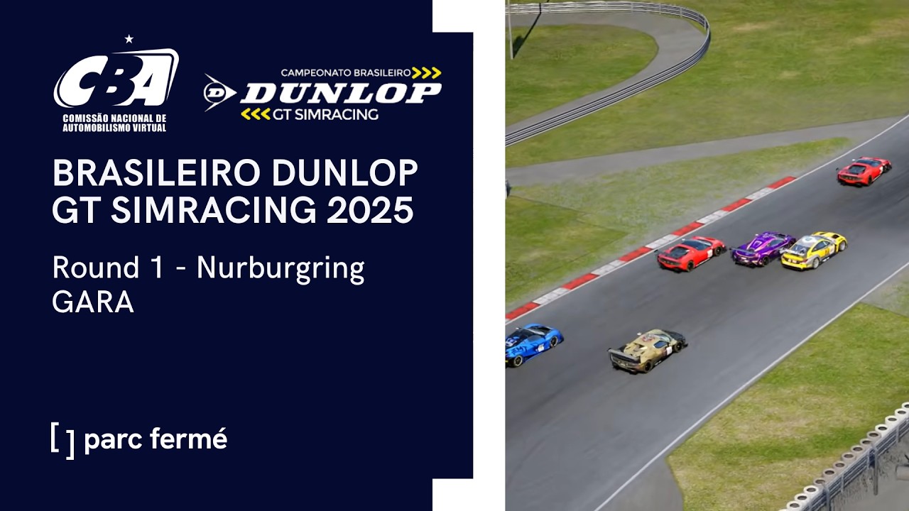 CBA Brasileiro Dunlop GT Simrace | Round 1: Nurburgring – Gara
