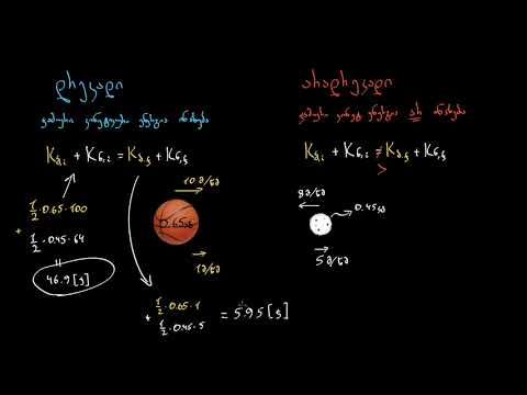 ელასტიური და არაელასტიური დაჯახება