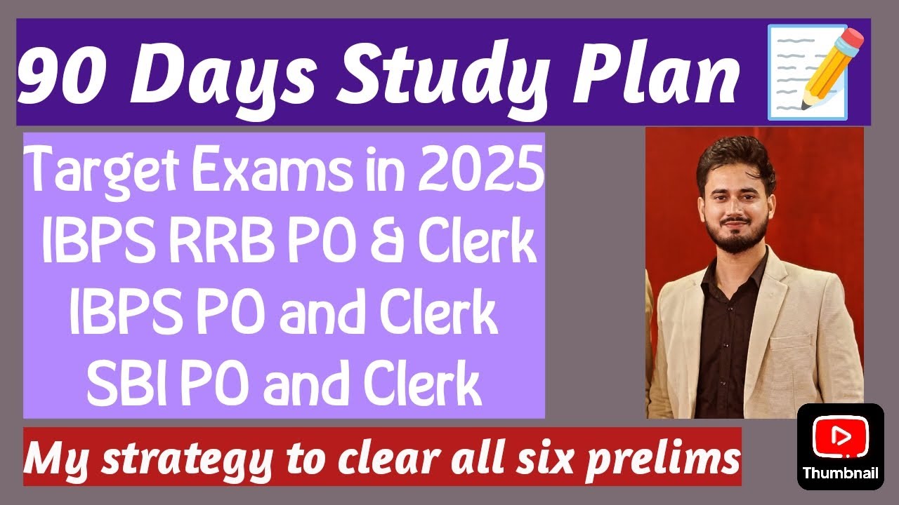 90 Days most effective Study plan 📝 IBPS RRB PO | IBPS PO | SBI PO AND ...