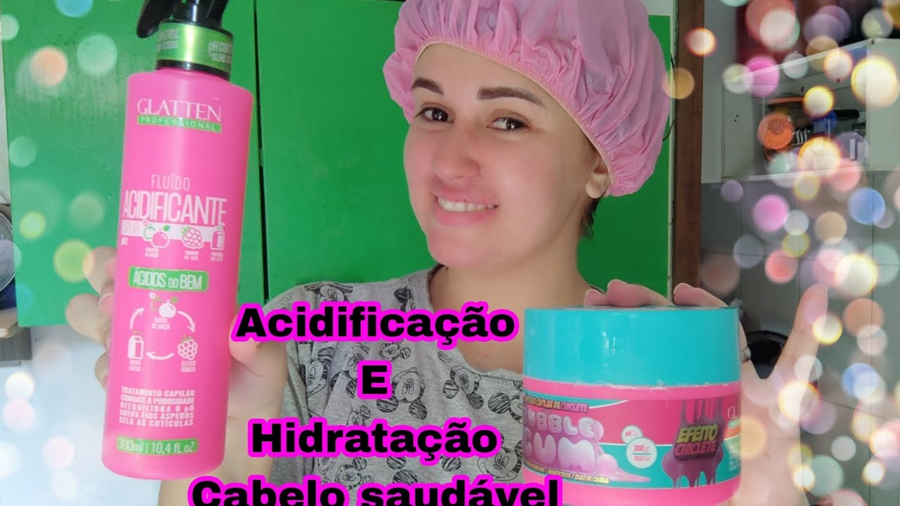 Fazendo uma ACIDIFICAÇÃO E HIDRATAÇÃO no meu cabelo/ Produtos da ...