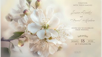 Wedding invitation