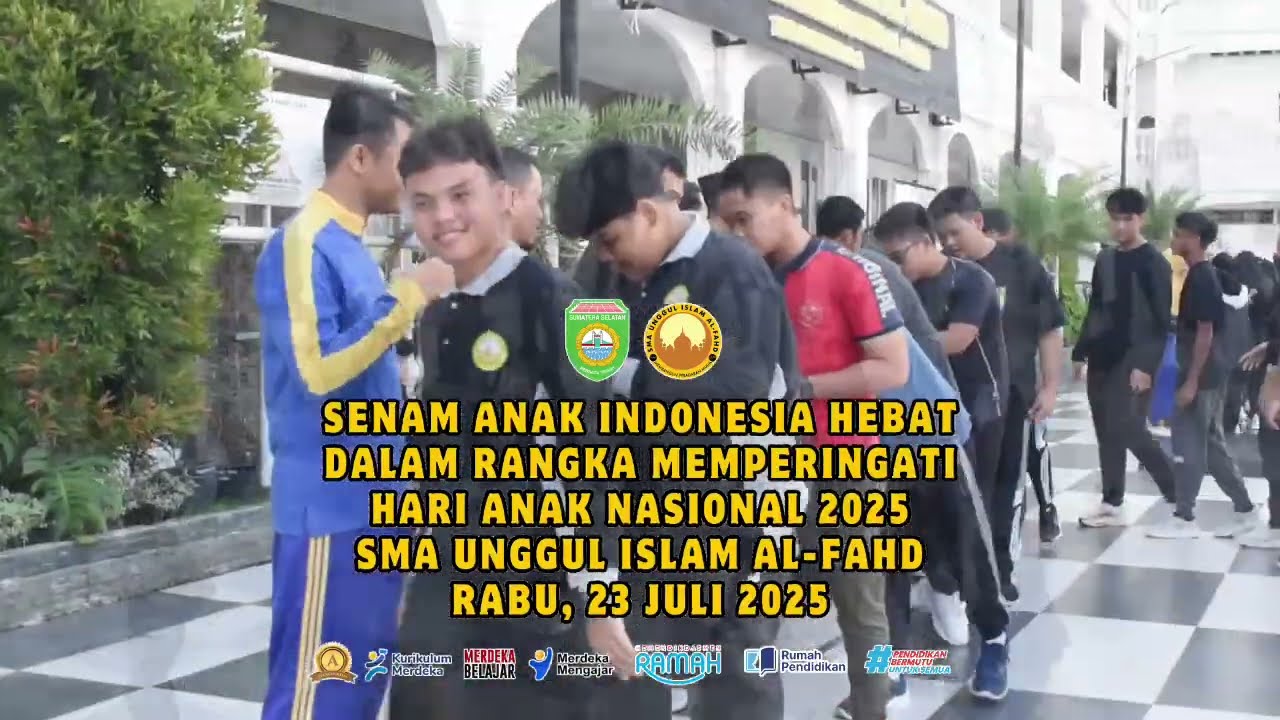 SENAM PAGI CERIA SERENTAK di PERAYAAN HARI ANAK NASIONAL 2025