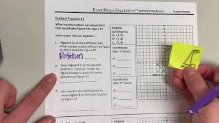 Describing a transformation Sequence