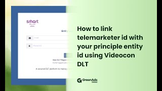 How to do PE TM binding for DLT Bulk SMS | Videocon DLT platform screenshot 1