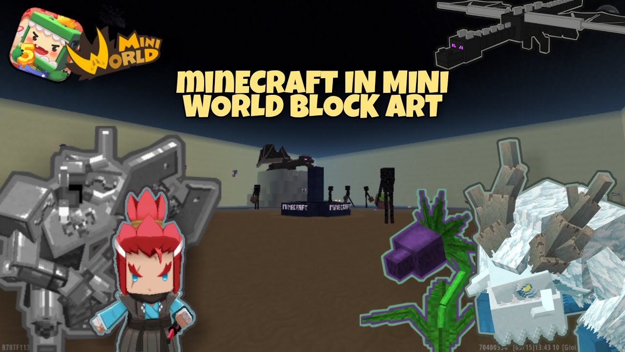 Minecraft in Mini World | Mini World Block Art | Map Review & Gameplay ...