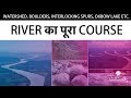 Course of a River || Catchment Area, Watershed, River Capture, Gorges, Interlocking Spur & much more