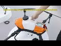 Convenient pluggable agriculture drone with g series frame