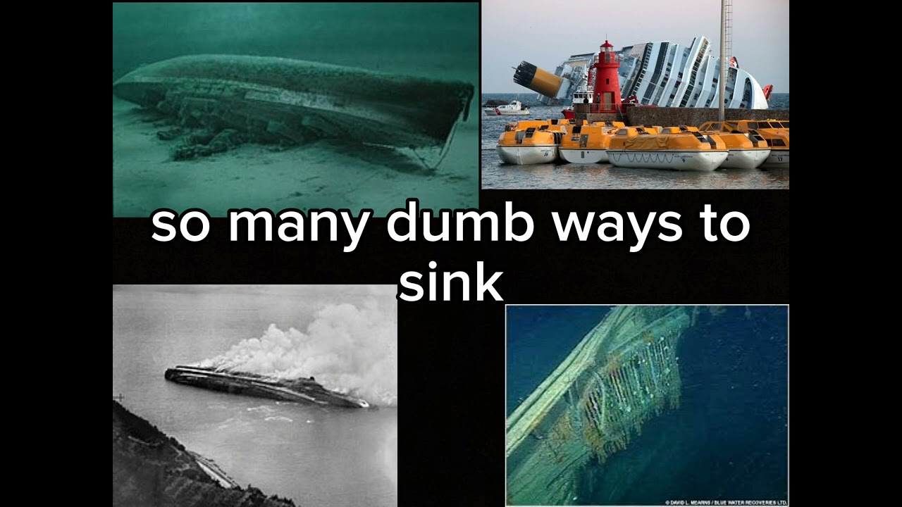 dumb ways to sink (audio is not mine) credits is in description