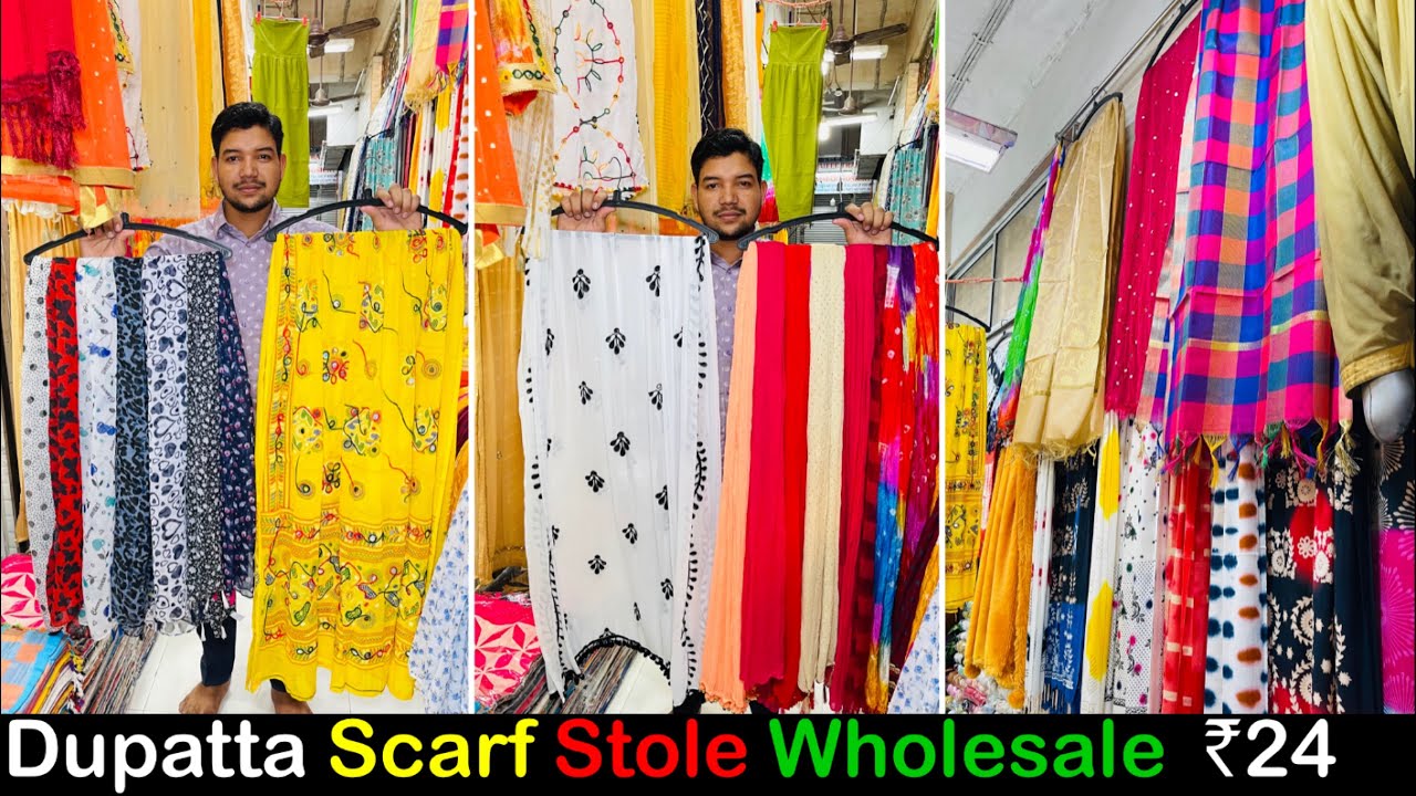 Biggest Dupatta Wholesaler In Mumbai | scarf,stole,Dupatta Wholesale Market Mumbai