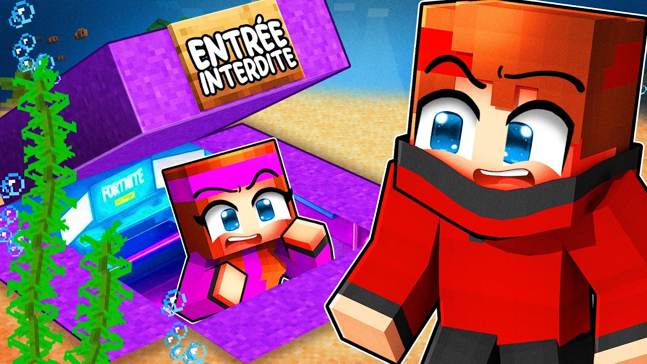 J'ai trouvé la BASE SOUS MARINE de Anna sur Minecraft !
