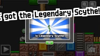 I got the Legendary Scythe in Cubix Worlds #cubixworld #pixelworlds #growtopia