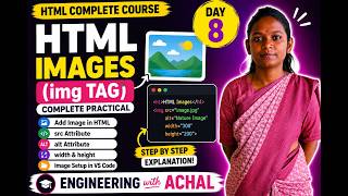 HTML Image Tag Tutorial in Hindi | Day 8 | HTML Images (img Tag) Complete Practical | HTML Course HTML Image Tag Tutorial in Hindi | Day 8 | HTML Images (img Tag) Complete Practical | HTML Course