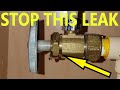 How To Fix Leaking Shut Off Valve FAST DIY.