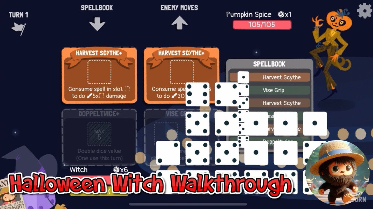 Dicey Dungeons+ -  Halloween Witch Walkthrough  | Apple Arcade