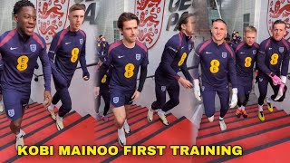 Yes! Kobbie Mainoo First training session with England national team🔥