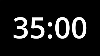 35 MINUTE TIMER - No Sound - Full HD 1080p - COUNTDOWN
