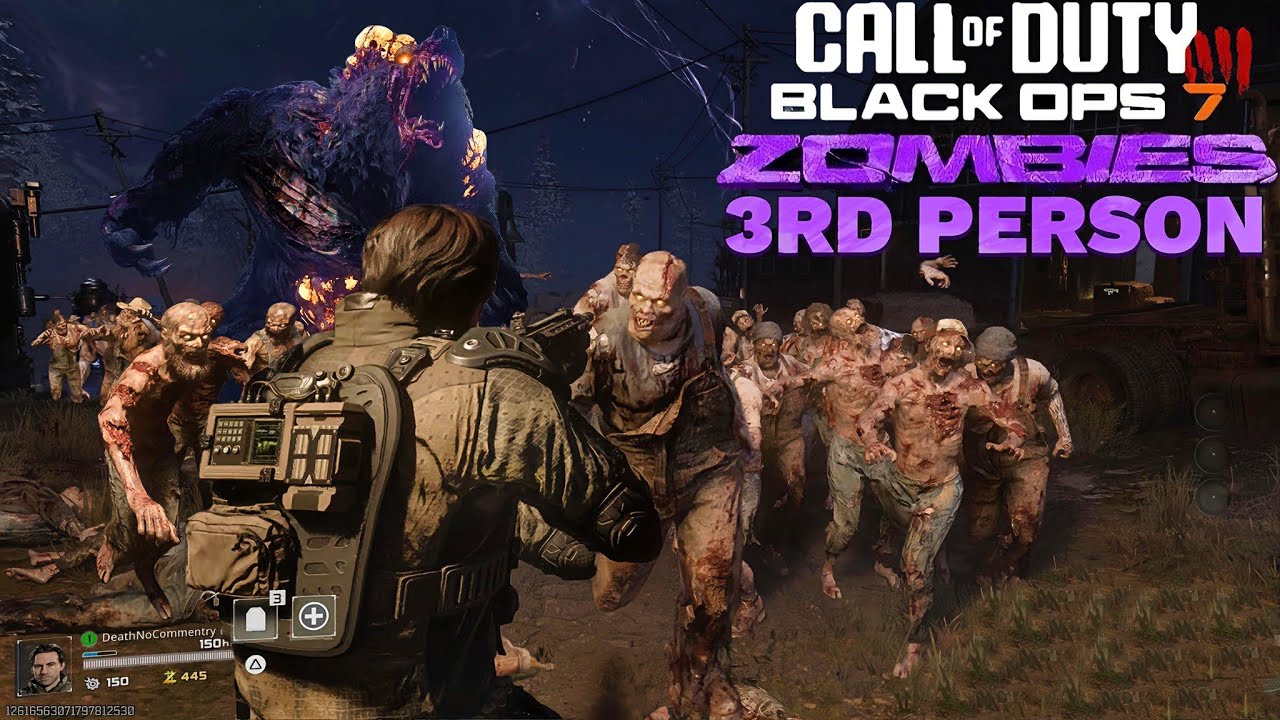 Black Ops7 Zombies in 3RD Person is so Addictive 🔥