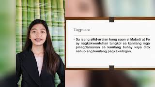 Ang aking pag-uulat sa paksang ', Ang Kwento ni Mabuti' ni Genoveva Edroza Matute.