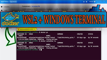 WLS integration demo for Docker Desktop in windows 10 - step by step