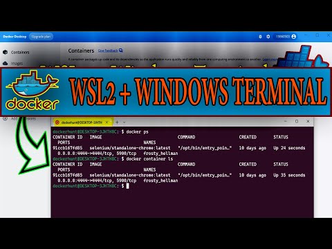 WLS integration demo for Docker Desktop in windows 10 - step by step