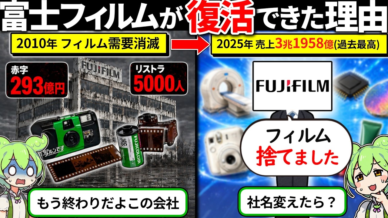 本業が消えた富士フイルムはなぜ復活できたのか?