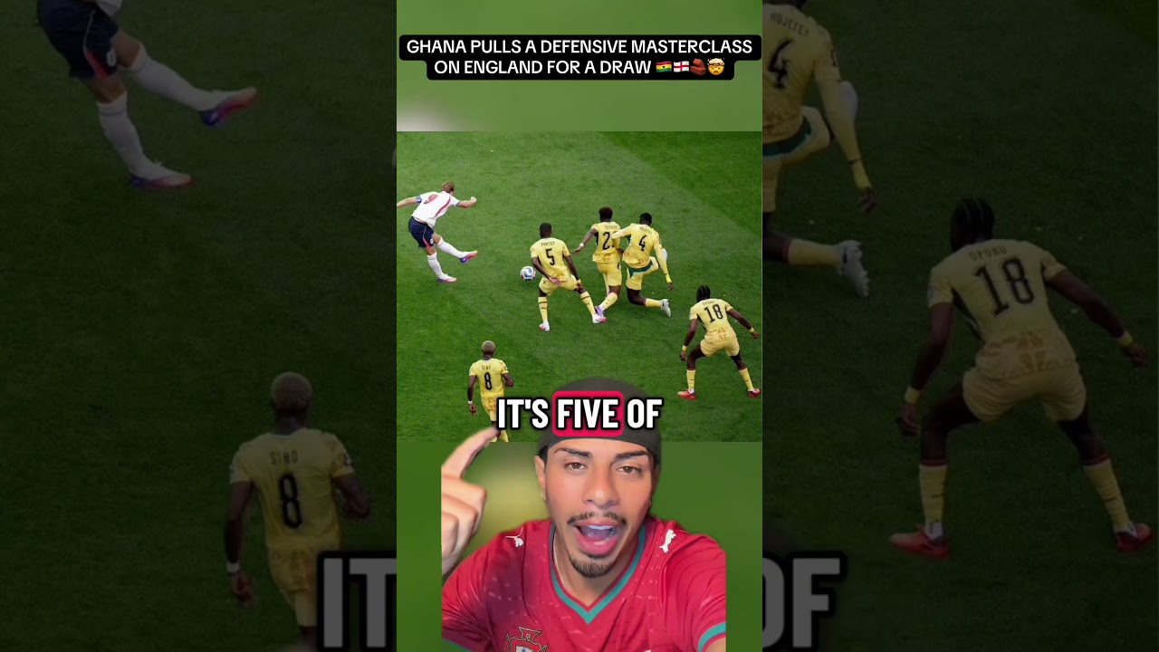 GHANA PULLS A DEFENSIVE MASTERCLASS ON ENGLAND FOR A DRAW 🇬🇭🏴󠁧󠁢󠁥󠁮󠁧󠁿🧱🤯