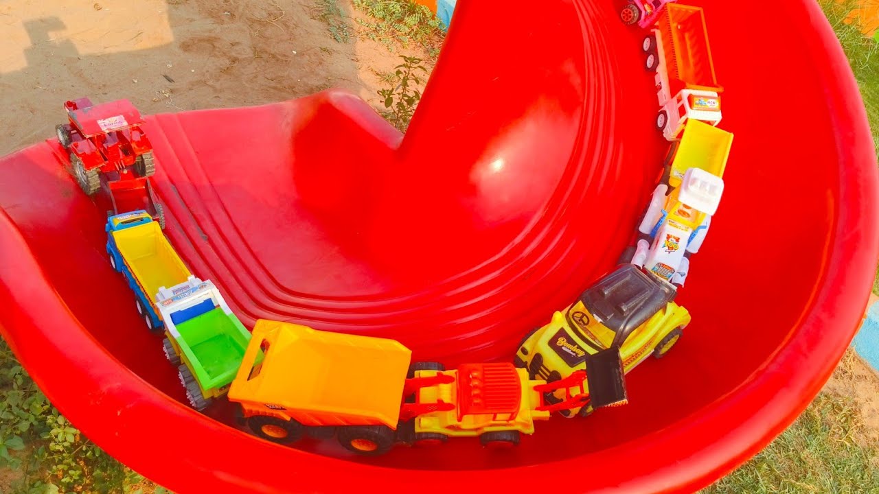 Cartoon videos for kids | Toys sliding down the slide | Toy videos |kichkich mawa toys | 