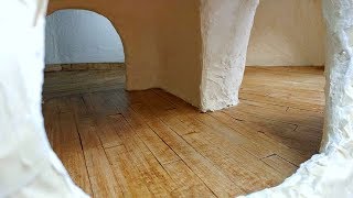 Tree Dollhouse Part 15.5 Plank Floor Updates