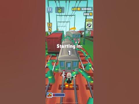 Speedrunning Unaliving Myself in Subway Surfers #subwaysurfers #speedrun  #worldrecord 