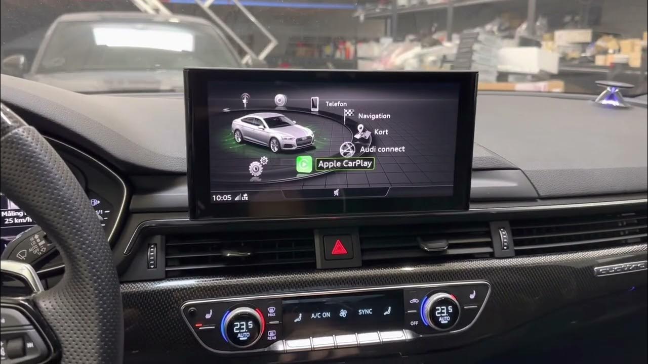 2018 Audi A5 Sportback upgraded from 8,3” screen to facelift 10,1