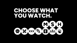 You choose what you watch | Brandnew content classification symbols