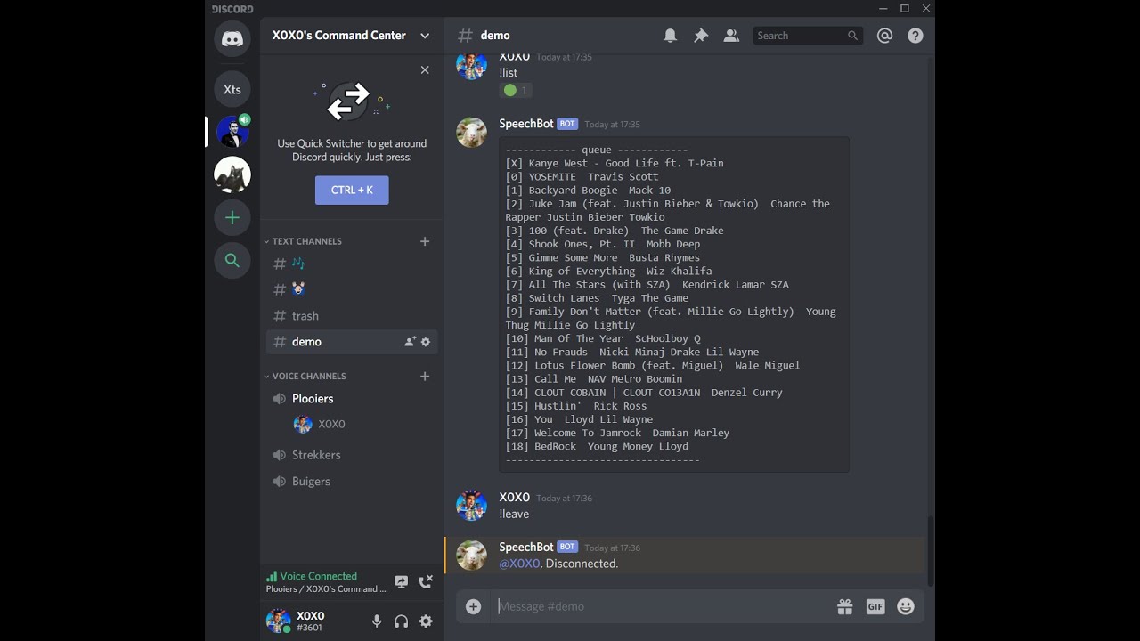 speech recognition discord bot