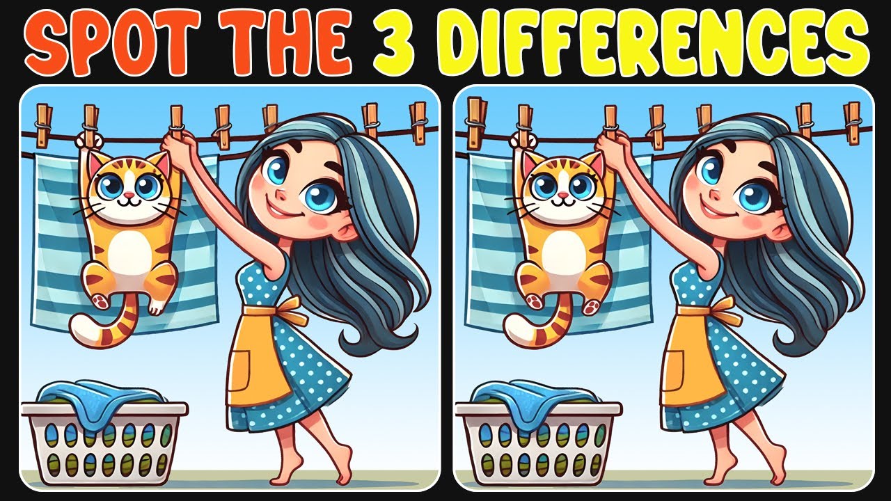 🧩🧠Genius Level Spot The Difference Challenge!《 A Little Difficult 》#186