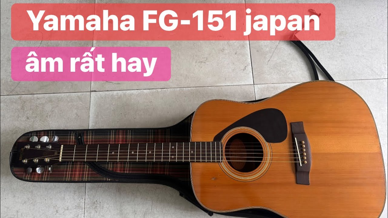 Yamaha FG-151 guitar, made in Japan. Price: 2 million VND. Yamaha