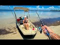 Jon Boat Fishing on Beautiful Florida Flats with Wife