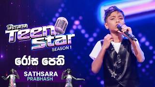 Sathsara Prabhash Derana Teen Star Season 01 Grand Stage Solo Category Tv Derana
