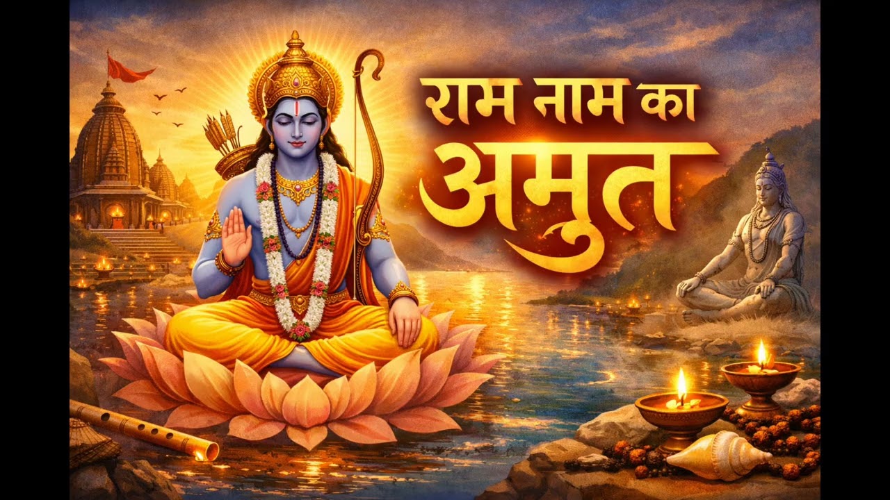 राम नाम का अमृत | शांति देने वाला राम भजन | राम नाम का अमृत 🙏 | Peaceful Ram Bhajan | #bhakti 