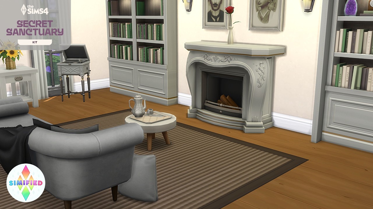 Bright Sanctuary | The Sims 4 Secret Sanctuary Room Build