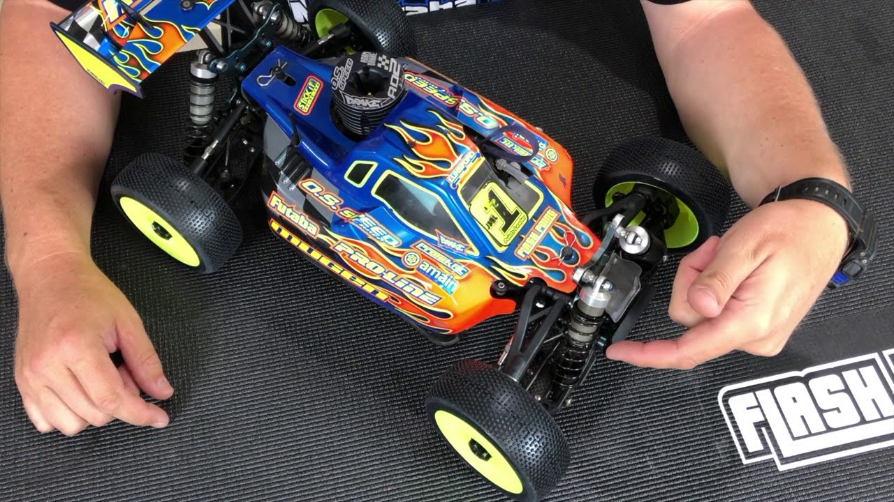 Adam Drake from Mugen Seiki Racing - Installing shock collars