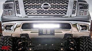 2016-2017 Nissan An Xd 20-Inch Led Light Bar Bumper Mount By Rough Country