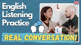 Real NATIVE Conversation  English Listening Practice #6