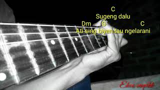 Chord gitar +lirik SUGENG DALU.... cover gitar akustik